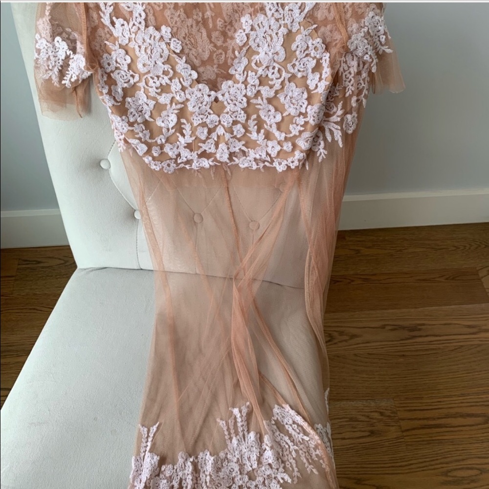 Set For Love and Lemons Lace Sheer Luau Dress S - Picture 4 of 4